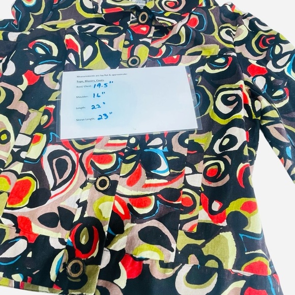 RQT Womens Linen Blend Jacket Size M Business Casual Work Office Spring - Picture 8 of 10